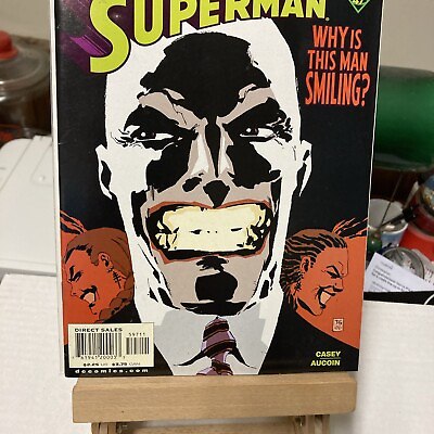 #ad Rare 2001 Adventures Of Superman 597; Luthor Joker Virus Tim Sale Cover; NMint $29.95