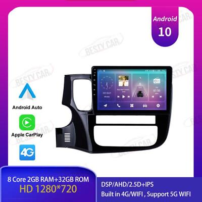 #ad 10.1quot; Android 10 Car Stereo Radio for Mitsubishi OUTLANDER 2014 2019 GPS CARPLAY $335.00