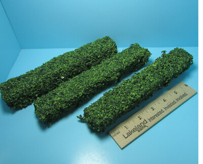 #ad #ad Dollhouse Miniature Outdoor Long Border Hedges Green Set of 3 CAHGSM $10.79