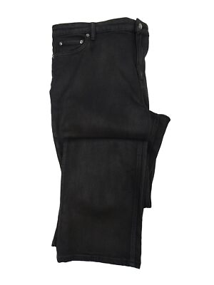 #ad Lauren Ralph Lauren Women#x27;s Plus Coated Denim High Rise Boot Jeans Black US 18W $87.00