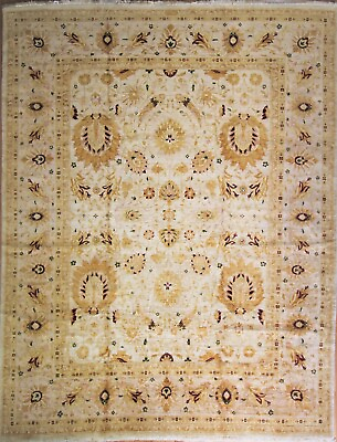 #ad Yellow Handmade Hand Knotted Transitional Turkish Oushak Rug 9x12 $2550.00