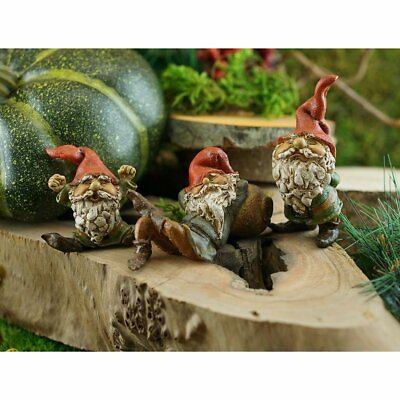 #ad Top Collection Miniature Garden Gnome Statue $16.99