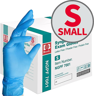 #ad 1000PCS Blue Disposable Nitrile Exam Gloves Powder Latex Free XSSMLXL Size $39.99