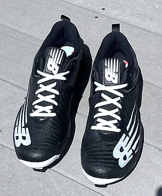 #ad New Balance Men#x27;s FuelCell 4040 V6 Molded Baseball Shoe Black White Size 11 $54.95