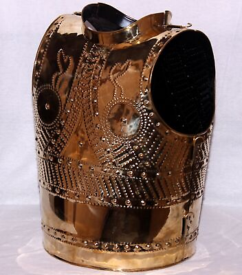 #ad 18ga Brass Medieval Roman Celtic Embossed Cuirass Knight Breastplate Jacket $492.83
