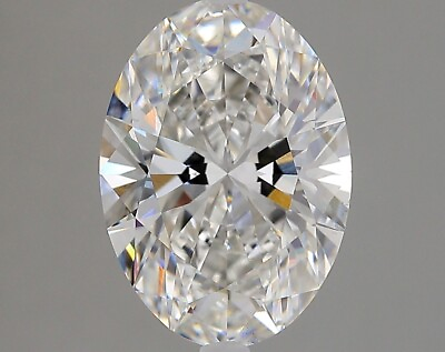 #ad Lab Created Diamond 3.15 Ct Oval G VS1 Quality Very good Cut IGI Certified $1539.85