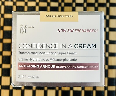 #ad 2OZ IT Cosmetics Confidence In A Cream Transforming Moisturizing Super EXP2026 $24.99