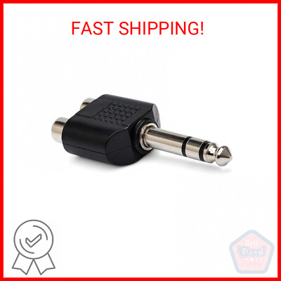 #ad Hosa GPR 484 Dual RCA to 1 4quot; TRS Adaptor $5.80