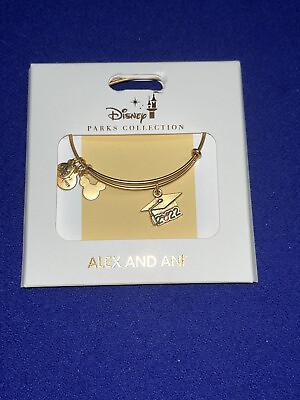 #ad Disney Parks ALEX amp; ANI GRADUATION Class of 2022 Mickey Gold Tone Bracelet NEW $69.99