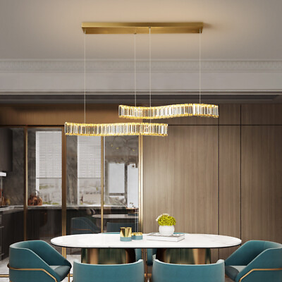 #ad Kitchen Pendant Lighting Crystal Dining Room Chandelier Lights Bar Ceiling Light AU $468.00