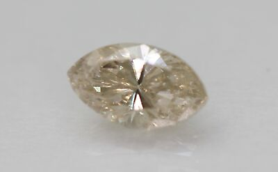 #ad 0.36 Carat Light Brown SI2 Marquise Natural Loose Diamond 6.00X3.52mm SEE VIDEO $171.99