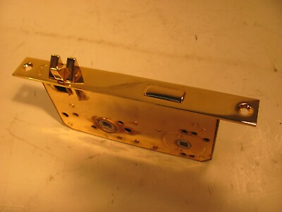 #ad ws SCHWEPPER 3211 POLISHED GOLD MORTISE LOCK ASSEMBLY PRIVACY Right Hand $225.00