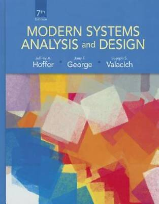 #ad Modern Systems Analysis and Design 7th Edition Hardcover GOOD $6.13