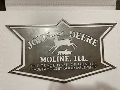 #ad John Deere Farm Equipment 1930 Metal Sign Vintage Style Tractor Wall Decor Gift $70.00