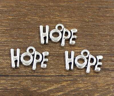 #ad STERLING 925 silver 18quot; necklace FAITH HOPE BELIEVE TRUST small charm LOT 3 sets $16.88