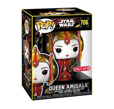 #ad Funko POP Star Wars Phantom Menace Queen Amidala #706 w Protector PRE ORDER 🚚 $39.99