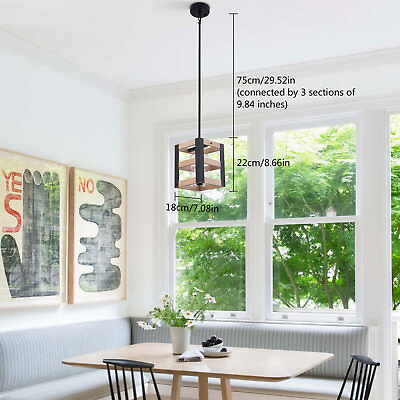 #ad Modern Farmhouse Pendant Light Chandelier Attic Ceiling Lamp Kitchen Dining Room $22.80