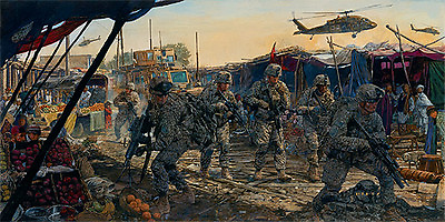 #ad quot;Kandahar#x27;s Wild Westquot; James Dietz Print Task Force Ramrod Afghanistan 2008 $175.00