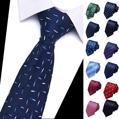 #ad Business Tie Formal Decorative Easy to Match Men Business Tie Multi Styles $9.23