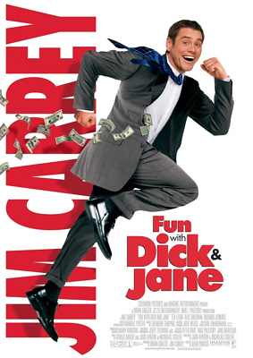 #ad Fun with Dick and Jane DVD 2006 Jim Carrey Tea Leoni Widescreen Full Screen $6.99