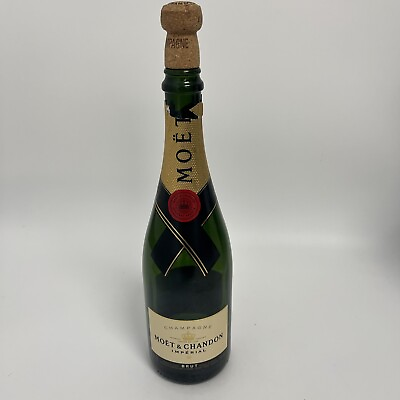 #ad EMPTY GLASS BOTTLE Moët amp; Chandon Imperial Champagne Brut $9.10