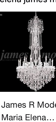 #ad James R Moder Foyer Entry Way Stunning Palatial swaroski crystal chandelier $5999.99