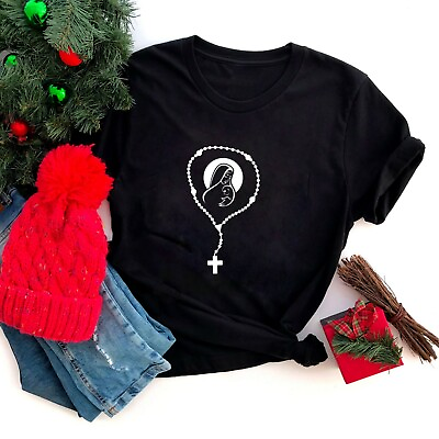 #ad Jesus Christ Maria Cross Religion Catholic Proud God Gift T Shirt $22.99