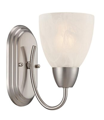 #ad 15005 1B 35 Torino Wall Sconce Brushed NickelSilver 8 in. $26.72