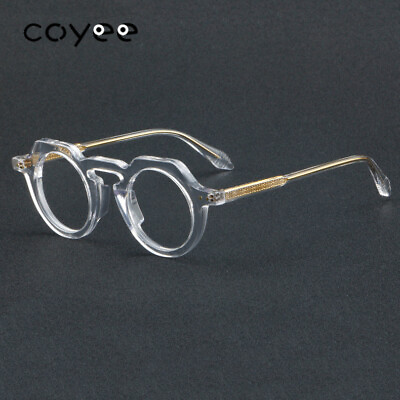 #ad Luxury Retro Acetate Full Rim Glasses Brand New Rivet Women Men Eyeglass frames $24.99
