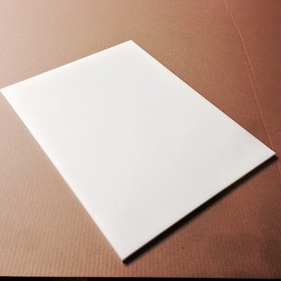 #ad 4quot; x 8quot; x 1quot; Thick White Plastic HDPE Cutting Board FDA NSF USDA $12.50