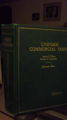 #ad Uniform Commercial Code Hornbooks Hardcover White James and Summers Robert $141.99