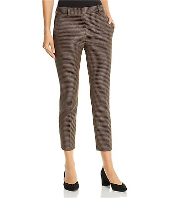 #ad Theory Womens Dot Jacquard Casual Cropped Pants Multicoloured 8 $249.82