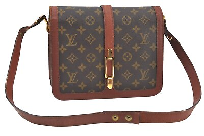 #ad Auth Louis Vuitton Monogram Rond Point Shoulder Cross Bag M51412 LV Junk K8046 $294.00