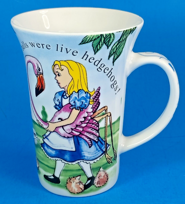 #ad Alice in Wonderland 5quot; Coffee Mug Latte Cup Cafe by Paul Cardew 2008 England. $14.00