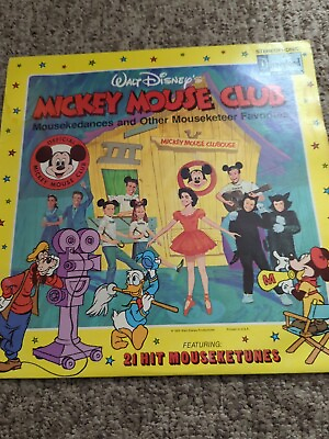 #ad Walt Disney’s Mickey Mouse Club 21 Hit Mouseketunes 1975 Vinyl $7.80