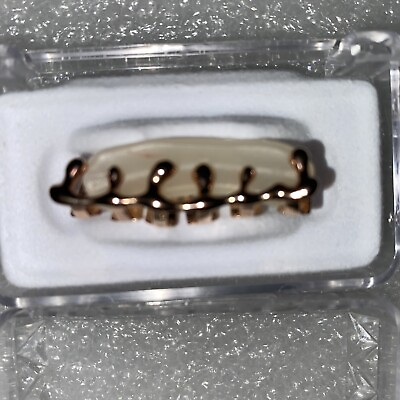 #ad Campsis Bling Plated mouth Grillz gold teardrop $10.70