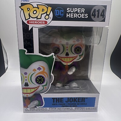 #ad Funko Pop Heroes Dia De Los DC Joker Vinyl Figure Brand New $14.99