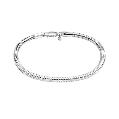#ad 925 Sterling Silver Bracelet for Men Women amp; Girls 6MM amp;9MM Snake Chain Lobster $21.99