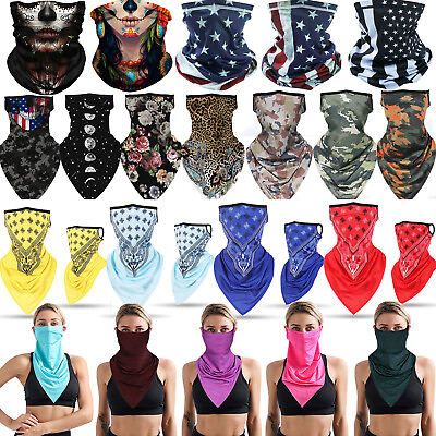 #ad Tie Dye Balaclava Head Neck Gaiter Tube Bandanas Scarf Face Mask Cover Reusable $10.99
