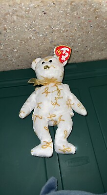 #ad TY Beanie Baby 2004 SIGNATURE BEAR 8 inch $12.00