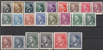 #ad Stamp Germany Bohemia Czech Mi 089 11042 Sc 62 8390 WWII Hitler War Era MNH $14.95