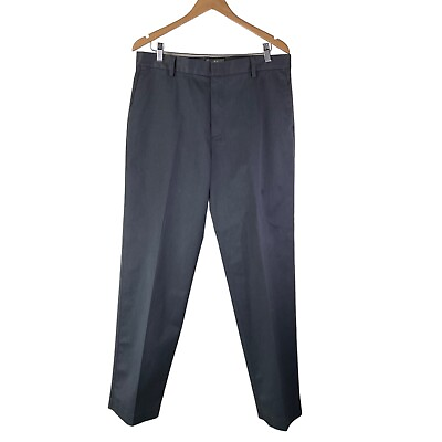#ad Dockers Classic Fit Iron Free Grey Khaki Trouser Pants Men#x27;s Size 35 x 33 $15.99