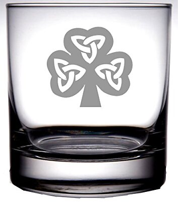 #ad Irish Celtic Shamrock Whiskey Rocks National flower of Ireland Three lobe... $27.69