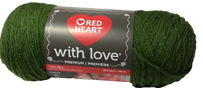 #ad Red Heart With Love Premium Yarn “ Spinach” $9.75