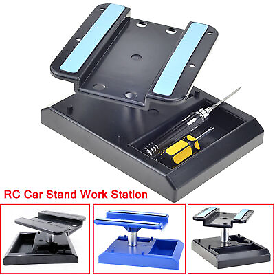 #ad Universal RC Car Stand Work Station Repair Tools For 1 10 1 8 Crawer Traxxas $25.05
