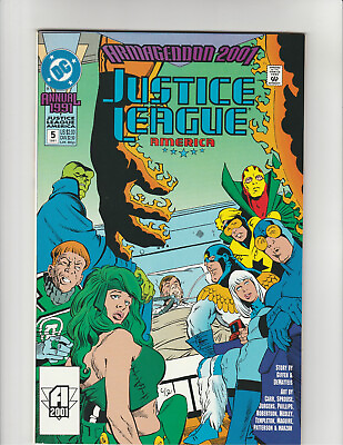 #ad Justice League America Annual #5 1991 DC Comics Comic Book 9.0 Very Fine NM $13.12