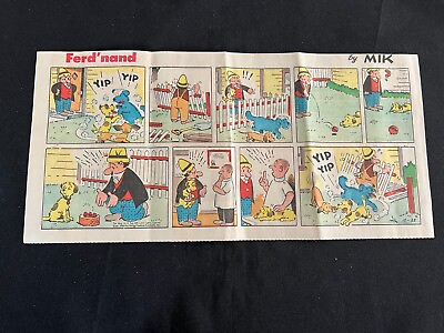 #ad #15 FERD#x27;NAND by Mik Sunday Third Page Comic Strip October 25 1964 $1.99