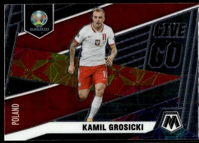 #ad 2021 Panini Mosaic UEFA EURO Give and Go Kamil Grosicki Poland #14 $2.60