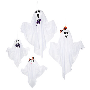 #ad Ghost Family Set of 4 Ghosts Decorations $28.99
