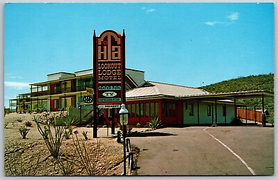 #ad Vtg Tombstone Arizona AZ Lookout Lodge Motel Chrome View Postcard $3.99